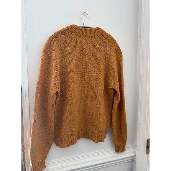Yellow wool knit sweater - Picture 5 of 10